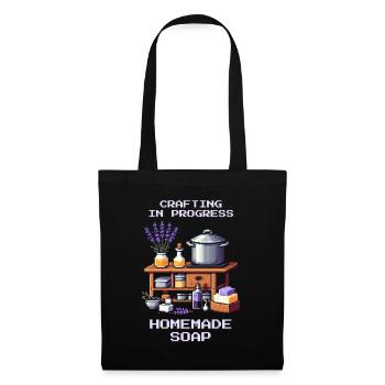 Soap in the Works | Make your own soap - Tote Bag - black - Front