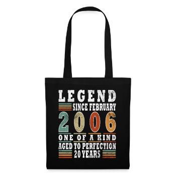 February 2006 Jubilee 2006 Legends February - Tote Bag - black - Front
