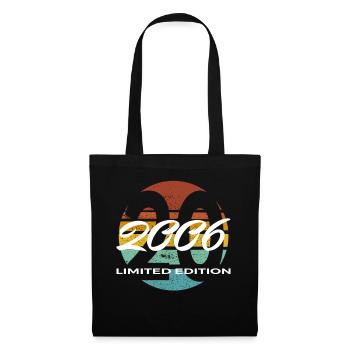 20th Birthday 2006 Gift for Men and Women - Tote Bag - black - Front