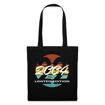 22e anniversaire 2004 cadeau pour hommes et femmes - Sac en tissu - noir - Devant