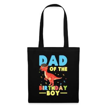  Pachycephalosaurus Dad Birthday Boy - Tote Bag - black - Front