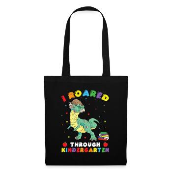  Kindergarten Outfit Dinosaur Costume - Tote Bag - black - Front
