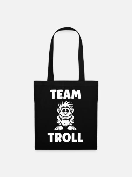 Troll - Stoffbeutel - Schwarz
