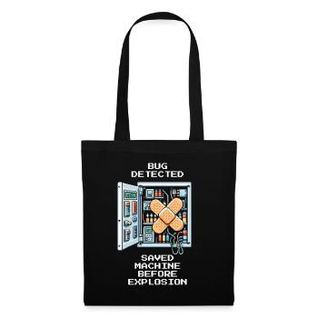 Machine rescued | Troubleshooting electricians - Tote Bag - black - Front