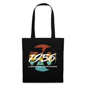 70th Birthday 1956 Gift for Men and Women - Tote Bag - black - Front