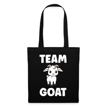 Team Goat Illustration Mignon - Sac en tissu - noir - Devant