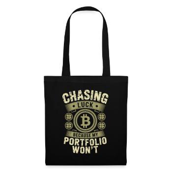 St Patricks Day Chasing Luck Because My Portfolio - Tote Bag - black - Front