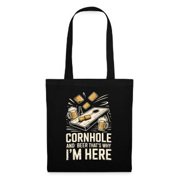 Cornhole And Beer  - Tote Bag - black - Front