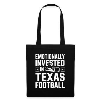 Emotionally Invested in Texas Football - Tote Bag - black - Front