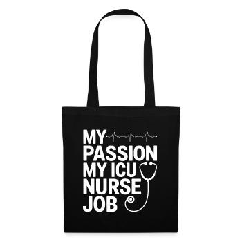 ICU Nurse My Passion My Critical Care Specialist - Tote Bag - black - Front