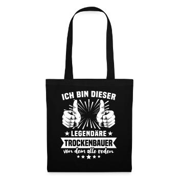 Drywall Builder Legend - Tote Bag - black - Front