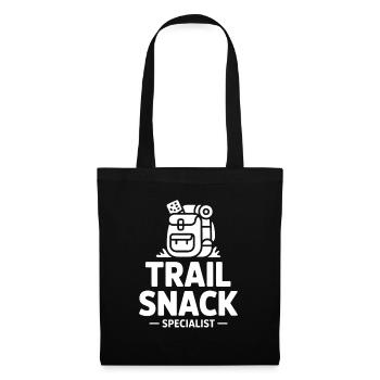 Trail Snack Specialist Hiking Humor - Tote Bag - black - Front