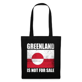 Greenland Is Not For Sale Shirt - Tote Bag - black - Front