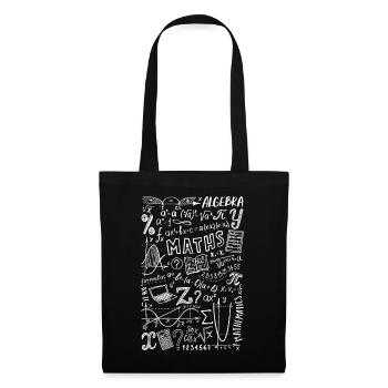 Math's Algebra Mathematics - Tote Bag - black - Front
