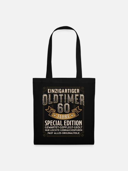 Oldtimer 60 Jahre Spezialedition - Stoffbeutel - Schwarz