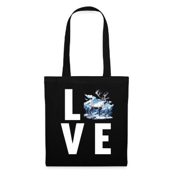 Renne Renne - Sac en tissu - noir - Devant
