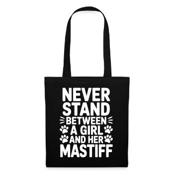 Mastiff Sayings Dogs Funny Mastiff Gift - Tote Bag - black - Front