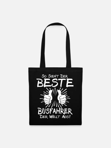 Bester Busfahrer - Stoffbeutel - Schwarz