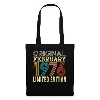 Original February 1976 50 Years 50th Anniversary - Tote Bag - black - Front