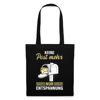 Postmen NO MORE MAIL JUST RELAXATION - Tote Bag - black - Front