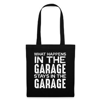 Garage saying what remains - Tote Bag - black - Front