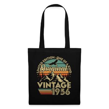 Original 1956 Vintage Vintage Anniversary Retro - Sac en tissu - noir - Devant