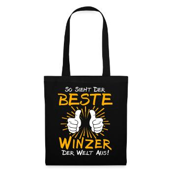 Winemaker Gift Idea - Tote Bag - black - Front