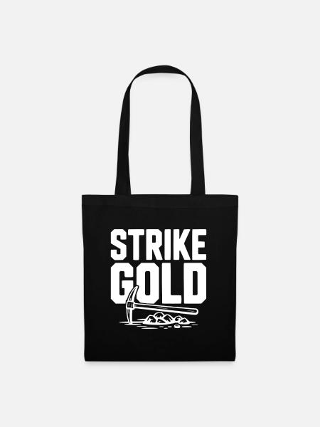 Finden Gold - Stoffbeutel - Schwarz