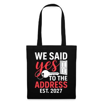 We Said Yes to The Address 2027 - Sac en tissu - noir - Devant
