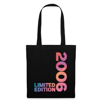 Geburtstagsgeschenk zum 20. Jubiläum 2006 - Stoffbeutel - Schwarz - Vorne