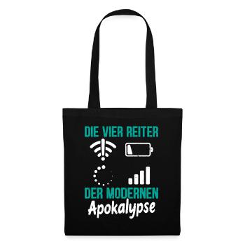 Nerd THE FOUR MODERN HORSEMEN OF THE APOCALYPSE - Tote Bag - black - Front