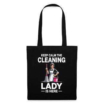 Cleaning Lady Household Professional Humor - Tote Bag - black - Front