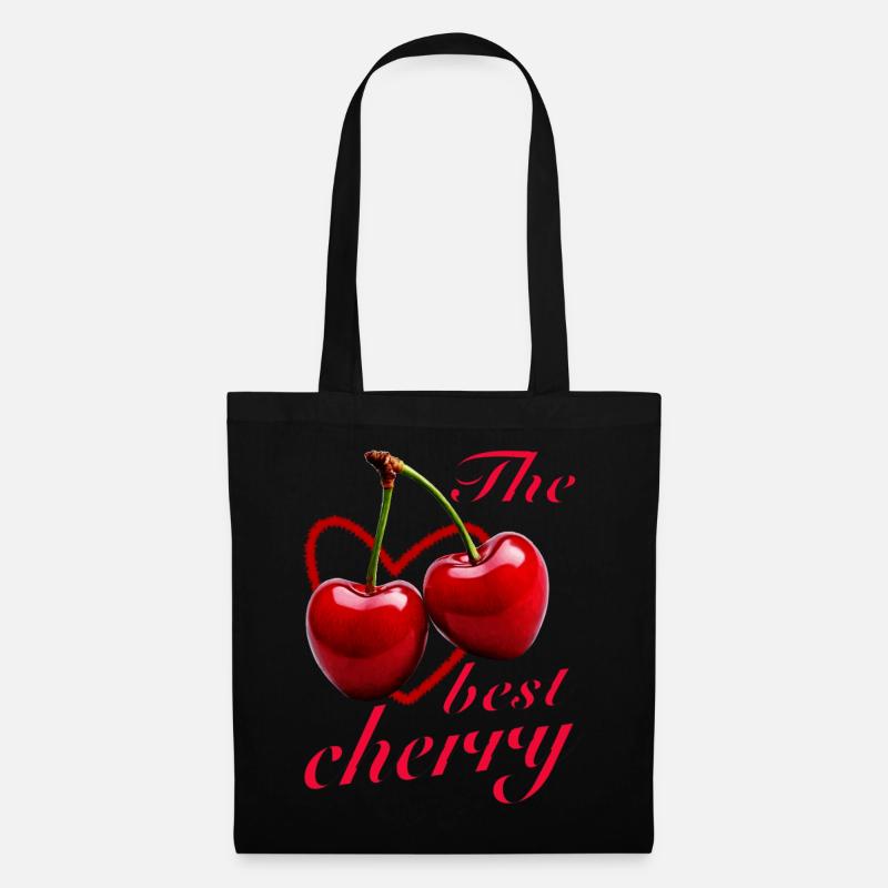 KIRSCHEN The best cherry - Stoffbeutel - Schwarz