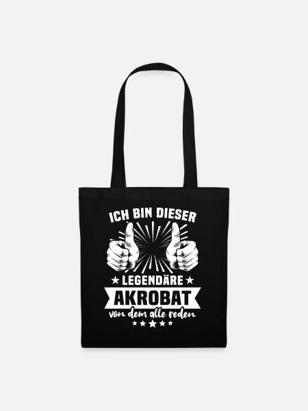 Akrobat Legende - Stoffbeutel - Schwarz