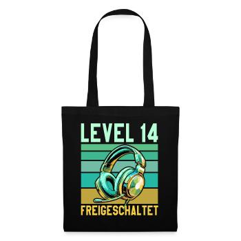 10th Birthday Boy Girl Teenager Level 10 - Tote Bag - black - Front