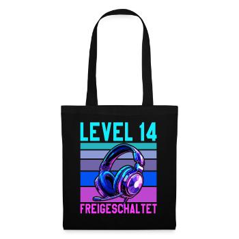 10th Birthday Boy Girl Teenager Level 10 - Tote Bag - black - Front