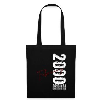 26e anniversaire février 2000 Millésime original - Sac en tissu - noir - Devant