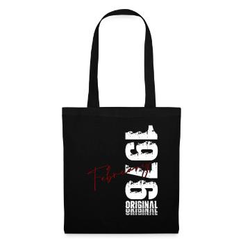 50th Birthday February 1976 Original Vintage - Tote Bag - black - Front