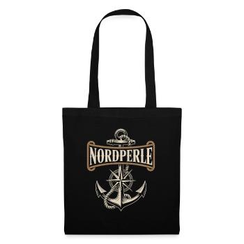 Nordperle Hamburg North Sea Baltic Sea North German Deern - Tote Bag - black - Front