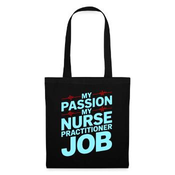 Nurse Practitioner My Passion My Advanced Nursing - Stoffbeutel - Schwarz - Vorne