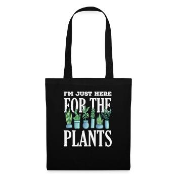 Plant lovers only here for the plants - Tote Bag - black - Front