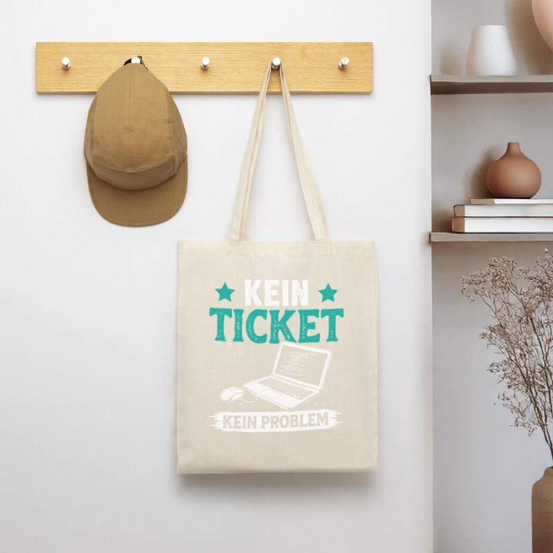 Nerd Computer NO TICKET NO PROBLEM FUNNY Tote Bag