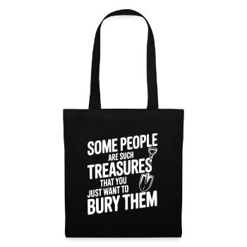 Some People are such Treasures - Tote Bag - black - Front