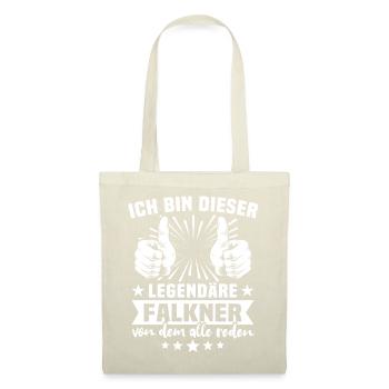 Falkner Legende - Stoffbeutel - Natur - Vorne