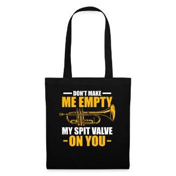 Don't make me empty Trumpet player - Tote Bag - black - Front