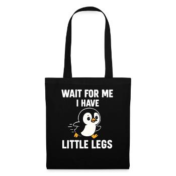 Penguin Saying Humor Meme Funny Gift Idea - Tote Bag - black - Front