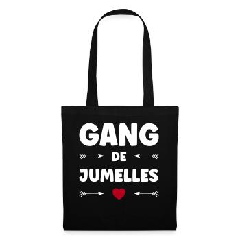 TWIN GANG - Stoffbeutel - Schwarz - Vorne