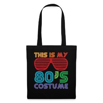 This is my 80's 80's Costume Costume - Tote Bag - black - Front