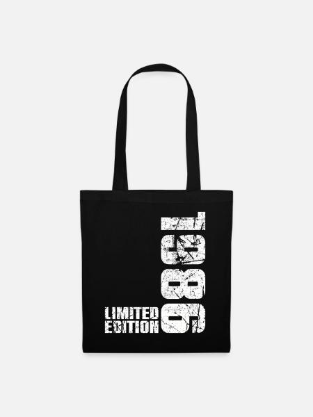 40. Jubiläum Mann Frau 40 Jahre 1986 Geschenk - Stoffbeutel - Schwarz