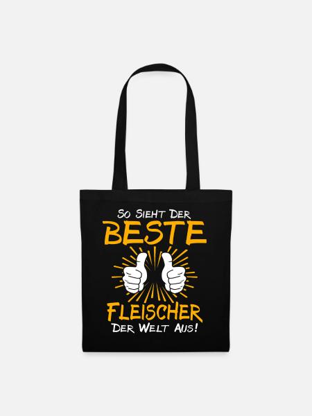 Fleischer Geschenkidee - Stoffbeutel - Schwarz